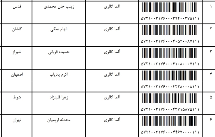 کد رهگیری 20 / 6 / 1403