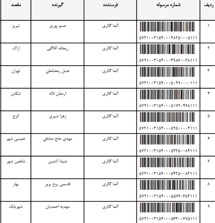 کد رهگیری 29 / 5 / 1403